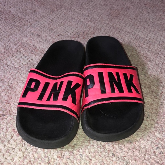 PINK Victoria's Secret Shoes - Vs Pink slides
